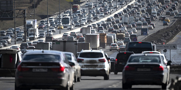 Машина загорелась на МКАД