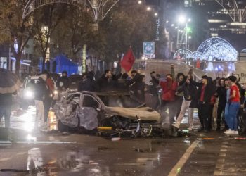 Беспорядки произошли в центре Брюсселя после матча между сборными Бельгии и Марокко