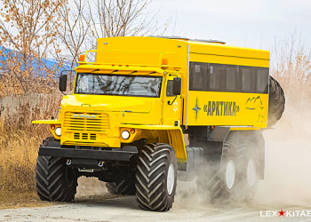 В России разработали внедорожный автобус для Крайнего Севера