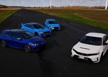 Новую Honda Civic Type R свели с конкурентами в дрэг-рейсинге