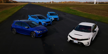 Новую Honda Civic Type R свели с конкурентами в дрэг-рейсинге