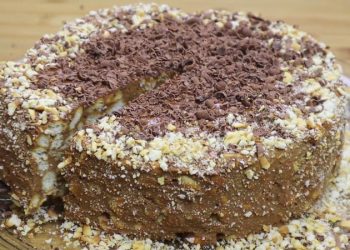 Торт из печенья и сгущенки без выпечки: простой рецепт