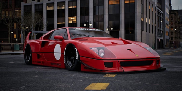 Liberty Walk показала тюнинг классического Ferrari F40