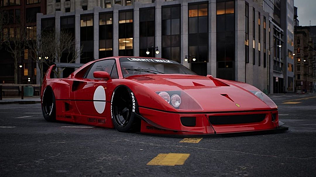 Liberty Walk показала тюнинг классического Ferrari F40