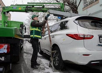 Во дворах Подмосковья появились парконы