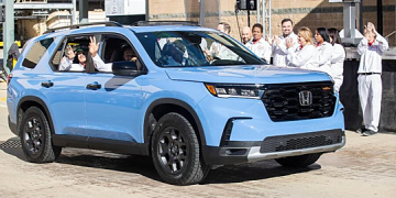 В США началось производство Honda Pilot нового поколения