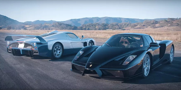 Ferrari Enzo и Maserati MC12 сравнили в гонке по прямой
