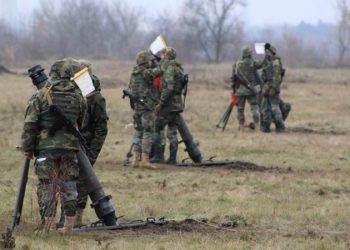 На юге Молдавии проходят военные учения с применением гранатометов