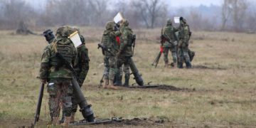 На юге Молдавии проходят военные учения с применением гранатометов