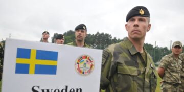 Шведский батальон прибыл в Латвию в качестве сил НАТО