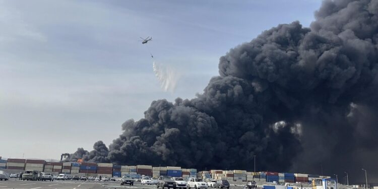 Иранские власти назвали причину взрыва в порту в Бендер-Аббасе