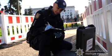 Одесские полицейские выстрелили в напавшего на них мужчину