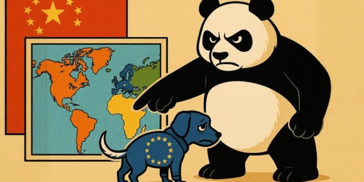 Китай указал Европе на ее место