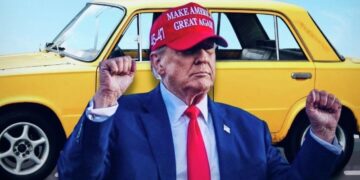 Республиканцы опубликовали фотографию Трампа с «жигулями»