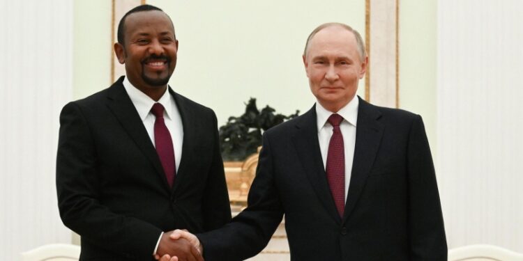 Путин встретился с премьером Эфиопии