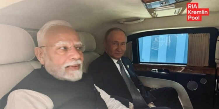 Ушаков рассказал о совместной поездке Путина и Моди на Aurus