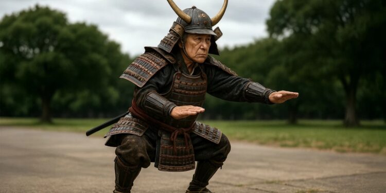 Всего 5 минут «самурайских приседаний» в день увеличивают силу коленей на 26 %