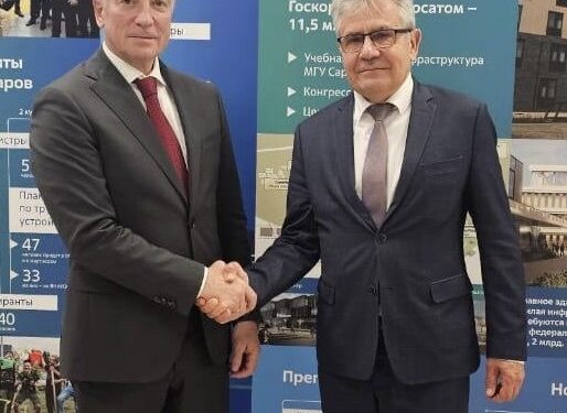 Владимир Мазур в ходе поездки в Саров договорился о совместной работе нижегородских и томских специалистов в развитии науки и технологий