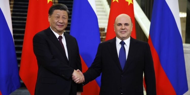 Мишустин встретился с Си Цзиньпином в Пекине