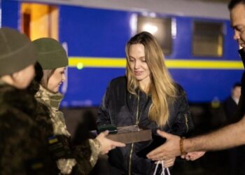 Украинские пограничники сделали подарок Джоли