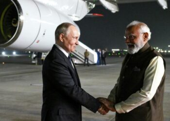 Путин и Моди прибыли в резиденцию премьера Индии